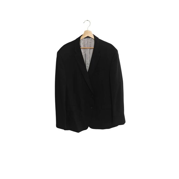 Tommy Hilfiger Men's Navy Big & Tall Wool Blazer Jacket Size 52 Regular - Picture 1 of 6